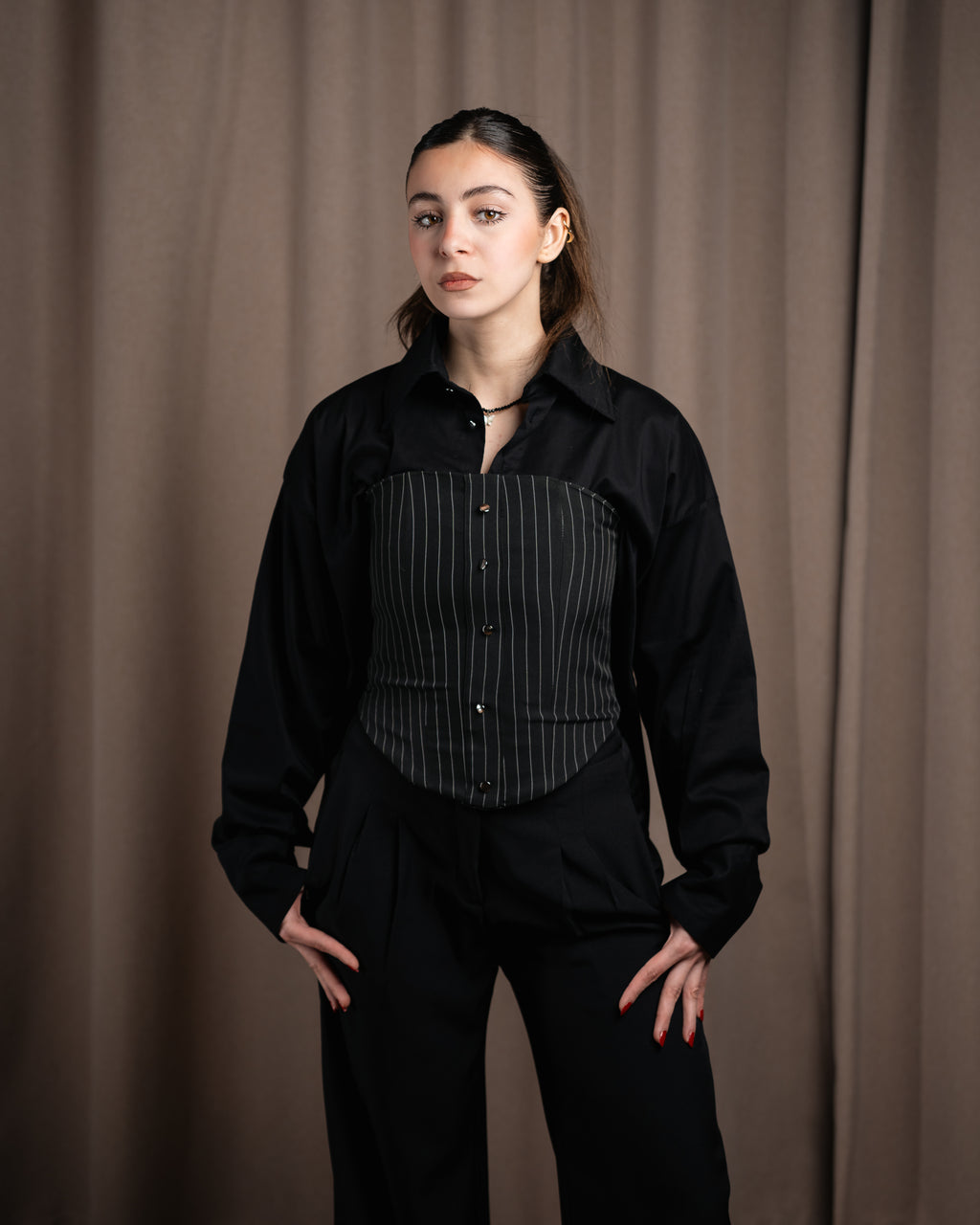 Signature Corset Shirt Set