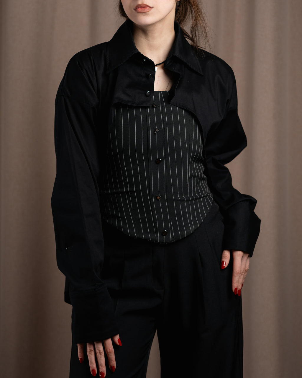 Signature Corset Shirt Set