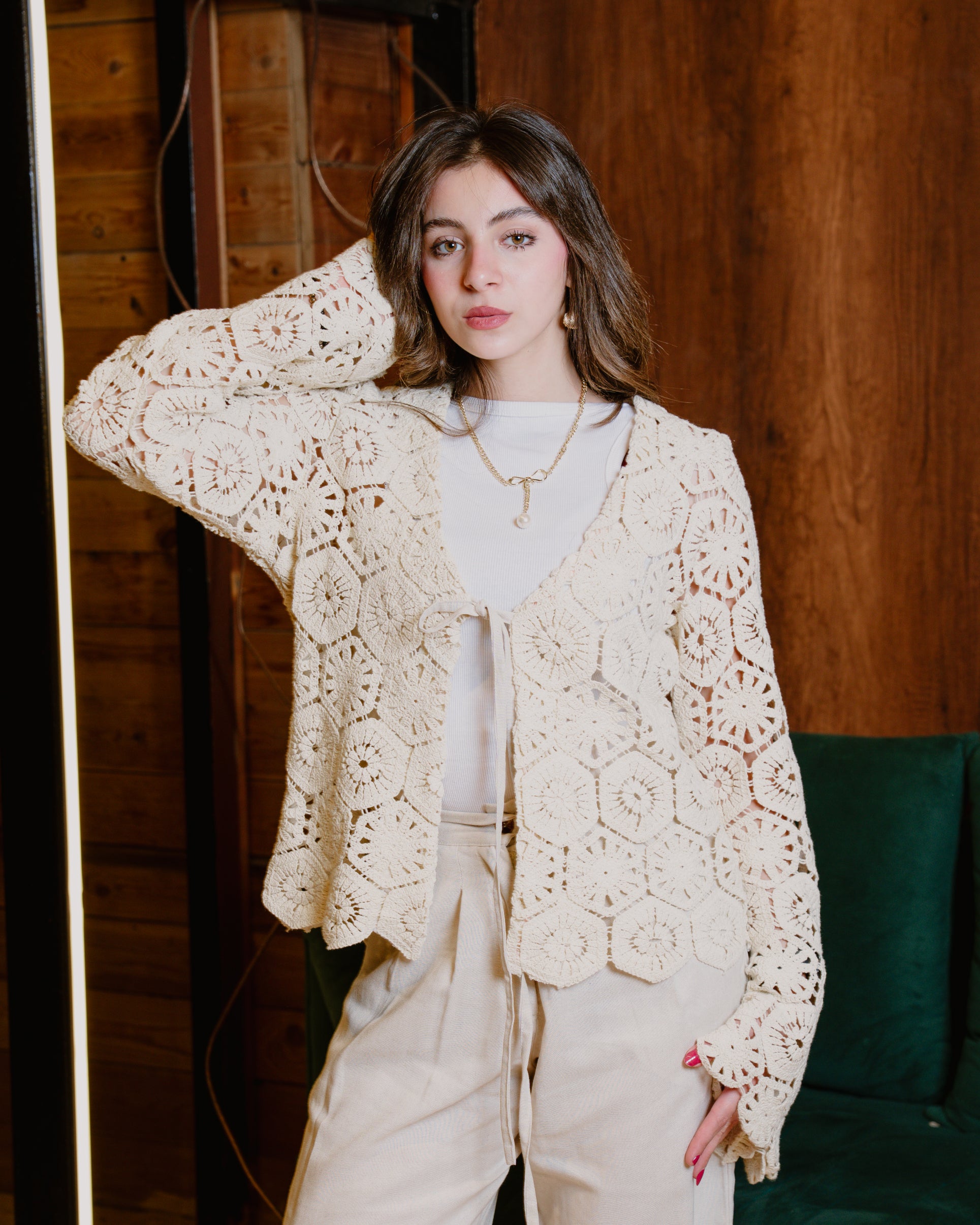 Guipure Cardigan