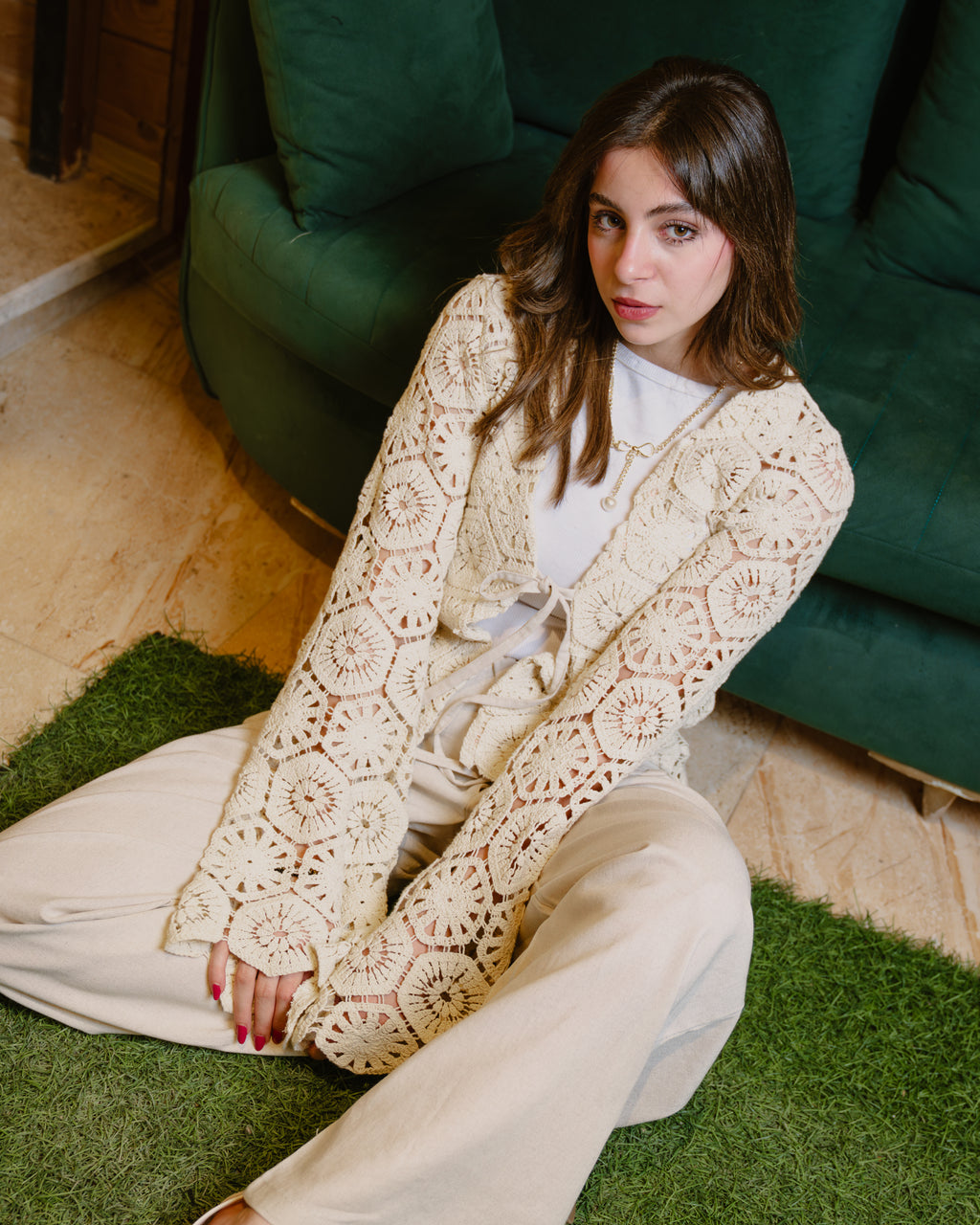 Guipure Cardigan