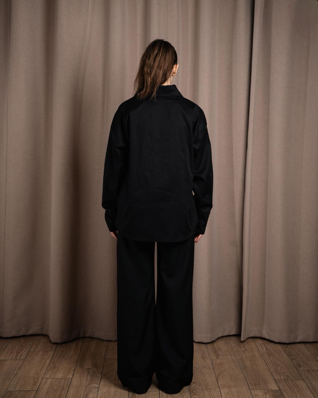 Noir Asymmetric Shirt